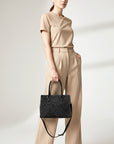 American Darling Western Leather Tote Bag – Premium Handcrafted Genuine Damascus Leather, Spacious & Durable Everyday Carry