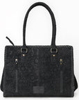 American Darling Western Leather Tote Bag – Premium Handcrafted Genuine Damascus Leather, Spacious & Durable Everyday Carry