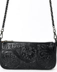 American Darling Small Crossbody Beautifully Hand Tooled Genuine Leather women bag western handbag purse