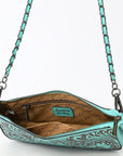 American Darling Small Crossbody Beautifully Hand Tooled Genuine Leather women bag western handbag purse