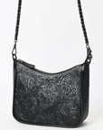 Crossbody Beautifully Hand Tooled Genuine Leather women bag western handbag purse
