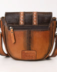ADBG1610 Crossbody Hand Tooled Hair On Genuine Leather Women Bag