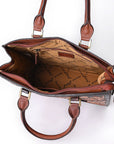 American Darling Hand Tooled Genuine Leather Tote Bag