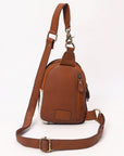 American Darling Hand Curved & Hair On Genuine Leather Sling Bag