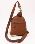 American Darling Hand Curved & Hair On Genuine Leather Sling Bag
