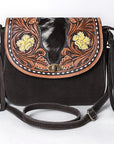 American Darling Cross Body Hand Tooled Suede Genuine Western Leather Women Bag Western Handbag Purse