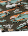 Mauka To Makai Print Recycled Polyester Hawaiian Aloha Shirt With UPF Protection