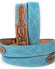 American Darling Beautifully Hand Tooled Genuine American Suede Leather Belt Men and Women