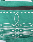 American Darling Fanny Pack Genuine Western Suede Leather Women Bag
