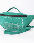 American Darling Fanny Pack Genuine Western Suede Leather Women Bag