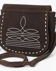 American Darling Cross Body Suede Genuine Western Leather Women Bag Western Handbag Purse