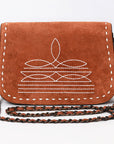 American Darling Cross Body Suede Genuine Western Leather Women Bag Western Handbag Purse