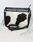 American Darling Hair On Genuine Leather Crossbody Bag