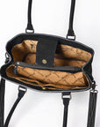American Darling Tote Suede Genuine Leather Women Bag Western Handbag Purs