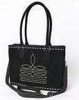 American Darling Tote Suede Genuine Leather Women Bag Western Handbag Purs