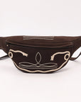 American Darling Suede Bag Genuine Leather Fanny Pack Bag