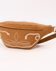 American Darling Suede Bag Genuine Leather Fanny Pack Bag