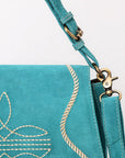 ADBGA670D Crossbody Genuine Western Suede Leather women bag
