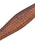 COMFYTACK Western Horse Headstall Breast Collar Set American Leather Tan