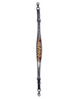 Bar H Equine Genuine Western American Leather Horse Premium Headstall & Breast Collar Set