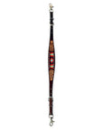 Bar H Equine Genuine Western American Leather Horse Premium Headstall & Breast Collar Set