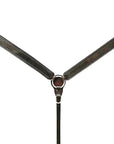 Bar H Equine American Leather Horse Saddle Tack One Ear Headstall | Breast Collar | Browband Headstall | Wither Strap | Tack Set BER266