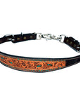 Bar H Equine Genuine Western American Leather Horse Premium Headstall & Breast Collar Set
