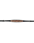 Bar H Equine Genuine Western American Leather Horse Premium Headstall & Breast Collar Set