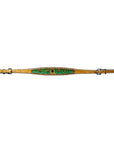 Bar H Equine Genuine Western American Leather Horse Premium Headstall & Breast Collar Set