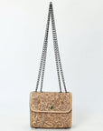 American Darling Small Crossbody Beautifully Hand Tooled Genuine Leather women bag western handbag purse