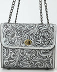American Darling Small Crossbody Beautifully Hand Tooled Genuine Leather women bag western handbag purse