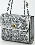 American Darling Small Crossbody Beautifully Hand Tooled Genuine Leather women bag western handbag purse