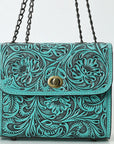 American Darling Small Crossbody Beautifully Hand Tooled Genuine Leather women bag western handbag purse