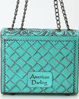 American Darling Small Crossbody Beautifully Hand Tooled Genuine Leather women bag western handbag purse