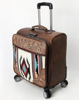 Hand Tooled Saddle Blanket Genuine Leather women bag western handbag purse