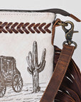 American Darling Crossbody Hair-on Genuine Leather women bag western handbag purse