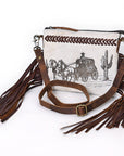 American Darling Crossbody Hair-on Genuine Leather women bag western handbag purse