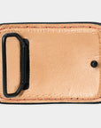 AMERICAN DARLING Floral Hand Carved Painted Belt Buckle Genuine Leather Covered Stylish Buckle