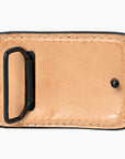 AMERICAN DARLING Floral Hand Carved Painted Belt Buckle Genuine Leather Covered Stylish Buckle
