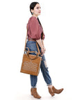 American Darling Tote Genuine Suede Leather women bag western handbag purse