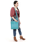 American Darling Tote Genuine Suede Leather women bag western handbag purse