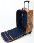 American Darling Travel Case Beautifully Hand Tooled Hair-On Genuine Leather women bag western handbag purse