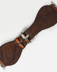 American Darling Beautifully Hand Tooled Painted Genuine Leather I watch Strap Men and Women Unisex