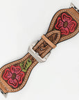 Hand-Tooled Genuine Leather Apple Watch Strap For Unisex Comfort And Craftsmanship