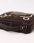 American Darling Suede Genuine Leather Jewelry Case Bag