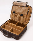 American Darling Suede Genuine Leather Jewelry Case Bag
