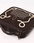 American Darling Suede Genuine Leather Jewelry Case Bag