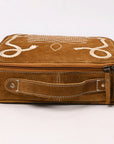 American Darling Suede Genuine Leather Jewelry Case Bag