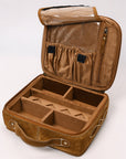 American Darling Suede Genuine Leather Jewelry Case Bag