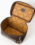 ADBGA683 Jewelry Case Genuine Western Suede Leather women bag